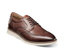 【送料無料】 フローシャイム メンズ オックスフォード シューズ Launch Wingtip Oxford Dark Brown