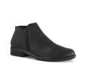 【送料無料】 ナオト レディース ブーツ・レインブーツ シューズ Helm Bootie Black Water-Resistant Leather