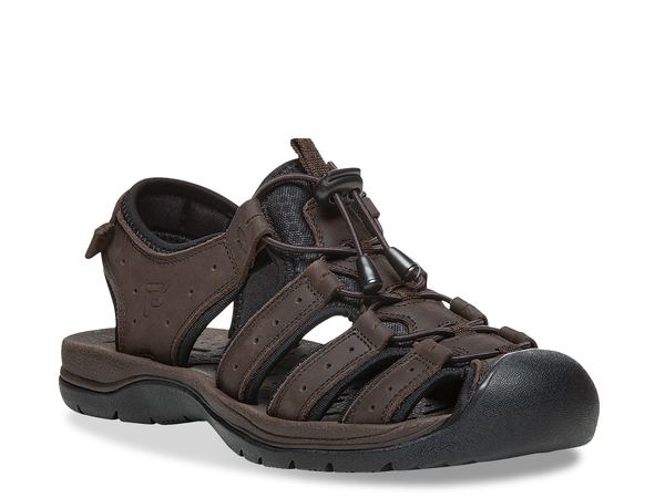 vybg Y T_ V[Y Kona Fisherman Sandal Dark Brown