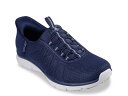 【送料無料】 スケッチャーズ レディース スリッポン・ローファー シューズ Hands Free Slip-Ins: Brilliance Slip-On Sneaker - Women's Navy(4)