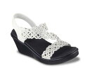【送料無料】 スケッチャーズ レディース サンダル シューズ Cali Rumble On Sassier Dayz Wedge Sandal White(4)