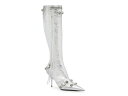 【送料無料】 バレンシアガ レディース ブーツ・レインブーツ シューズ Cagole Boot Silver Metallic