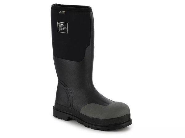 【送料無料】 ボグス メンズ ブーツ・レインブーツ シューズ Rancher Forge Steel Toe Work Boot Black