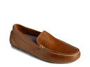 【送料無料】 スペリー メンズ スリッポン・ローファー シューズ Davenport Driving Loafer Brown(4)
