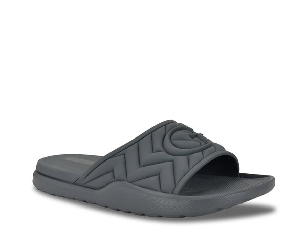 【送料無料】 ゲス メンズ サンダル シューズ Moliano Slide Sandal Dark Grey