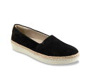 【送料無料】 トロッターズ レディース スリッポン・ローファー シューズ Accent Espadrille Slip-On Black Suede(4)