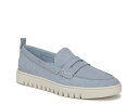 【送料無料】 バイオニック レディース スリッポン・ローファー シューズ Uptown Penny Loafer Light Blue Suede(4)