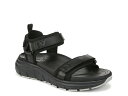 【送料無料】 バイオニック レディース サンダル シューズ Walk Max Wanderer Sandal - Women's Black Leather & Fabric