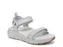 【送料無料】 バイオニック レディース サンダル シューズ Walk Max Wanderer Sandal - Women's Grey Leather & Fabric