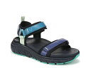【送料無料】 バイオニック レディース サンダル シューズ Walk Max Wanderer Sandal - Women's Navy Leather & Fabric