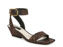 【送料無料】 フランコサルト レディース サンダル シューズ Savini Sandal Brown/Black Leopard Print Fabric