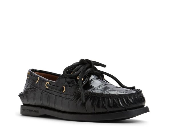 【送料無料】 スペリー レディース デッキシューズ シューズ Authentic Original 2-Eye Boat Shoe Black
