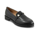 【送料無料】 トロッターズ レディース スリッポン・ローファー シューズ Femi Loafer Black Leather