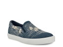 【送料無料】 ナインウェスト レディース スリッポン・ローファー シューズ Lala Slip-On Sneaker Blue Denim Fabric