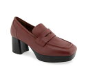 【送料無料】 エアロソールズ レディース スリッポン・ローファー シューズ Cavour Platform Loafer Brown