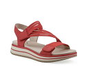 【送料無料】 クリフバイホワイトマウンテン レディース サンダル シューズ Hapford Sandal Red Nubuck Leather(4)