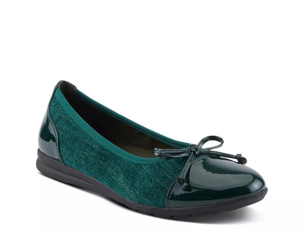 【送料無料】 パトリシア レディース パンプス シューズ Ashlin Ballet Flat Forest Green