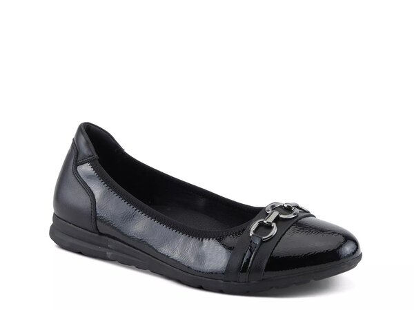 【送料無料】 パトリシア レディース パンプス シューズ Lauryn Flat Black Patent