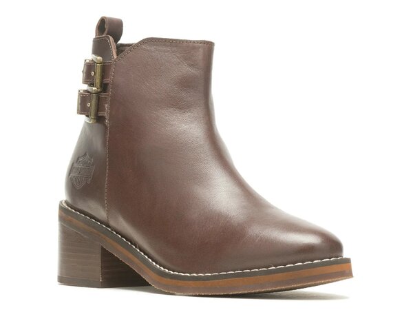 ハーレーダビッドソン レディース シューズ ブーツ・レインブーツ Harley-Davidson Jonetta Bootie Dark Brown ブラウン