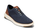 【送料無料】 コールハーン メンズ オックスフォード シューズ Grand Remix Knit Oxford Blue