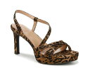 【送料無料】 ナチュライザー レディース サンダル シューズ Abby Platform Sandal Tan/Black Cheetah Print Fabric