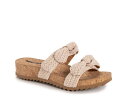 【送料無料】 ムクルクス レディース サンダル シューズ Posie Sandal Beige Crochet Fabric