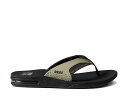 【送料無料】 リーフ メンズ サンダル シューズ Fanning Flip Flop Olive Green