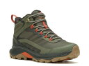 【送料無料】 メレル メンズ ブーツ・レインブーツ シューズ Speed Strike 2 Mid Boot - Men's Dark Green