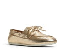 【送料無料】 スペリー レディース デッキシューズ シューズ Slim Boat Shoe Gold Metallic