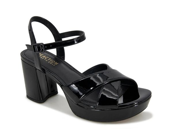 ̵ ͥ ǥ  塼 Reeva Platform Sandal Black Patent