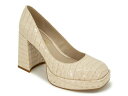 【送料無料】 ケネスコール レディース パンプス シューズ Bri Platform Pump Ecru Croc Print Synthetic