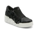 【送料無料】 チャールズ・デイビッド レディース スリッポン・ローファー シューズ Rachelle Wedge Slip-On Sneaker Black