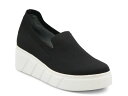 【送料無料】 チャールズ・デイビッド レディース スリッポン・ローファー シューズ Rhody Wedge Slip-On Sneaker Black