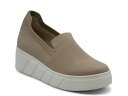 【送料無料】 チャールズ・デイビッド レディース スリッポン・ローファー シューズ Rhody Wedge Slip-On Sneaker Taupe