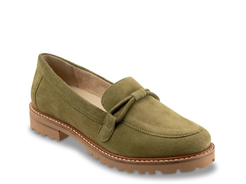̵ ȥå ǥ åݥ󡦥ե 塼 Fiora Loafer Olive Green Suede