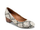 【送料無料】 ソフトウォーク レディース パンプス シューズ Lynn Pump Black/White/Snake Print(4)