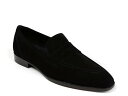 【送料無料】 アンソニー ヴィア メンズ スリッポン・ローファー シューズ Belmont Penny Loafer Black