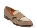 【送料無料】 アンソニー ヴィア メンズ スリッポン・ローファー シューズ Beaumont Monk Strap Slip-On Dark Brown