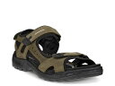 【送料無料】 エコー メンズ サンダル シューズ Yucatan River Sport Sandal Dark Olive Green