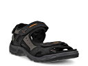 【送料無料】 エコー メンズ サンダル シューズ Yucatan River Sport Sandal Black
