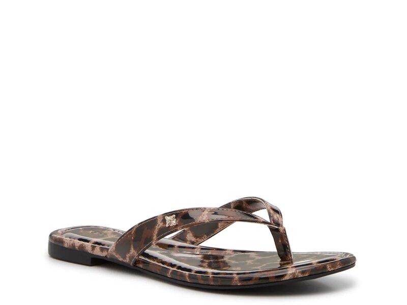 【送料無料】 ケリー＆ケイティ レディース サンダル シューズ Tesha Sandal Brown/Black Leopard Print