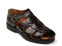 【送料無料】 アンソニー ヴィア メンズ サンダル シューズ Mariner Fisherman Sandal Dark Brown