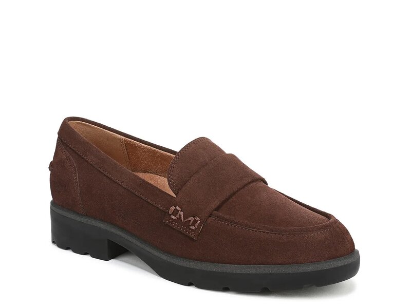 バイオニック レディース シューズ スリッポン・ローファー Vionic Cleo Loafer Coffee Brown Suede ブ..