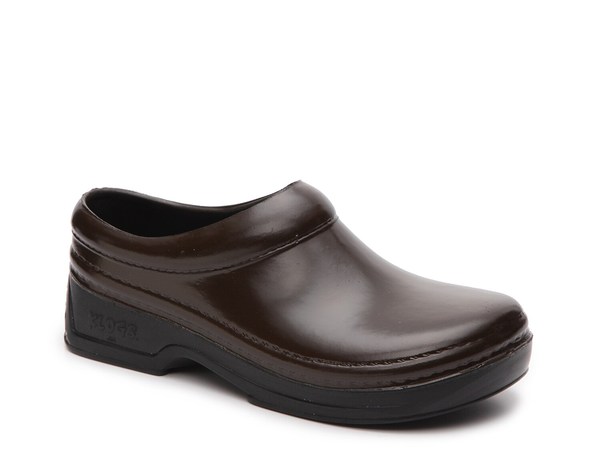 NbOX Y T_ V[Y Zest Work Clog Dark Brown