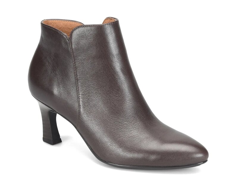 ソフト レディース シューズ ブーツ・レインブーツ Sofft Sasha Bootie Dark Brown ブラウン