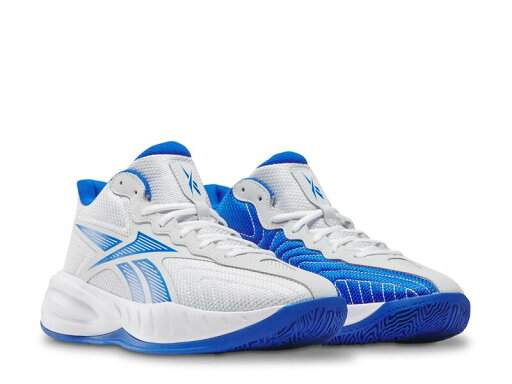 【送料無料】 リーボック メンズ スニーカー シューズ Press Retro Basketball Shoe Light Grey/Blue