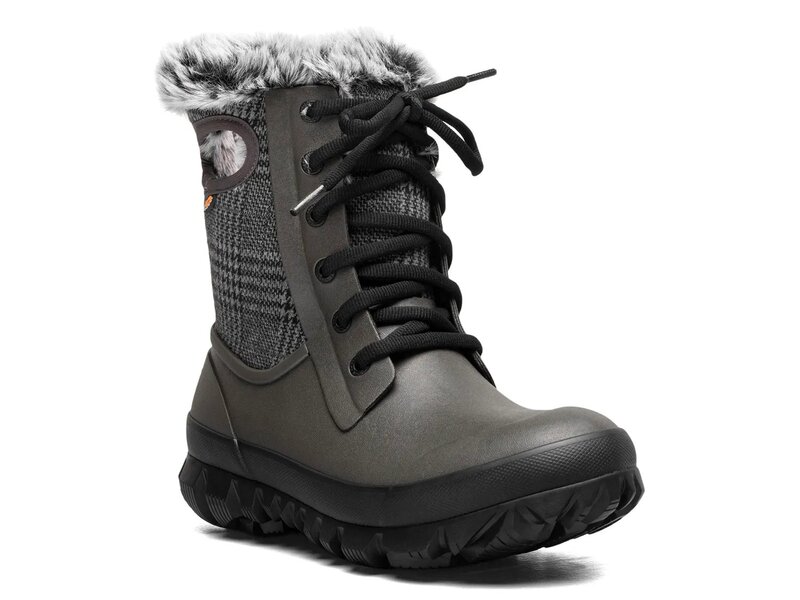 ボグス レディース シューズ ブーツ・レインブーツ Bogs Arcata Plaid Snow Boot - Women's Cement Gre..