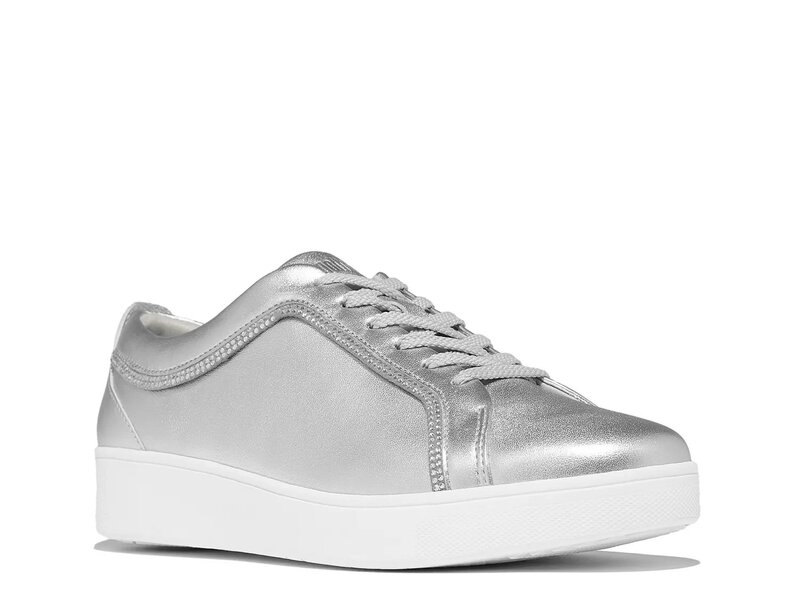 フィットフロップ レディース シューズ スニーカー FitFlop Rally Sneaker Silver Metallic シルバー
