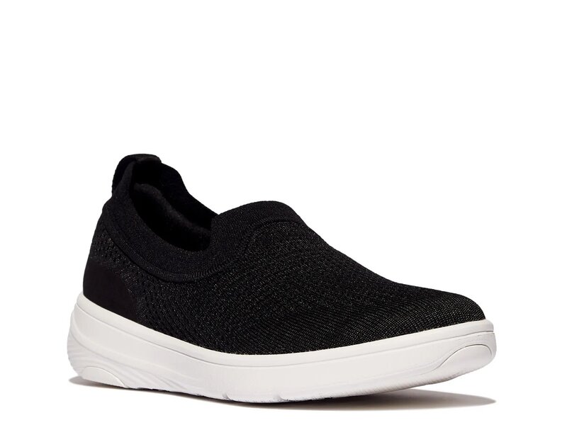 フィットフロップ レディース シューズ スリッポン・ローファー スニーカー FitFlop Super-Q Slip-On Sneaker Black ブラック
