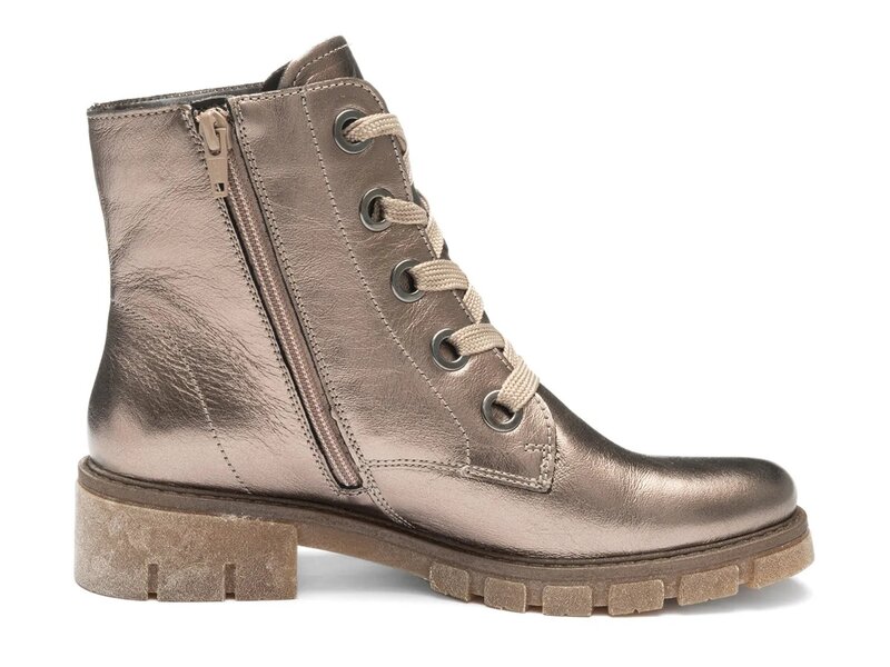 アラ レディース シューズ ブーツ・レインブーツ Ara Debbie Bootie Dusty Sand Blush/Gold Metallic ..